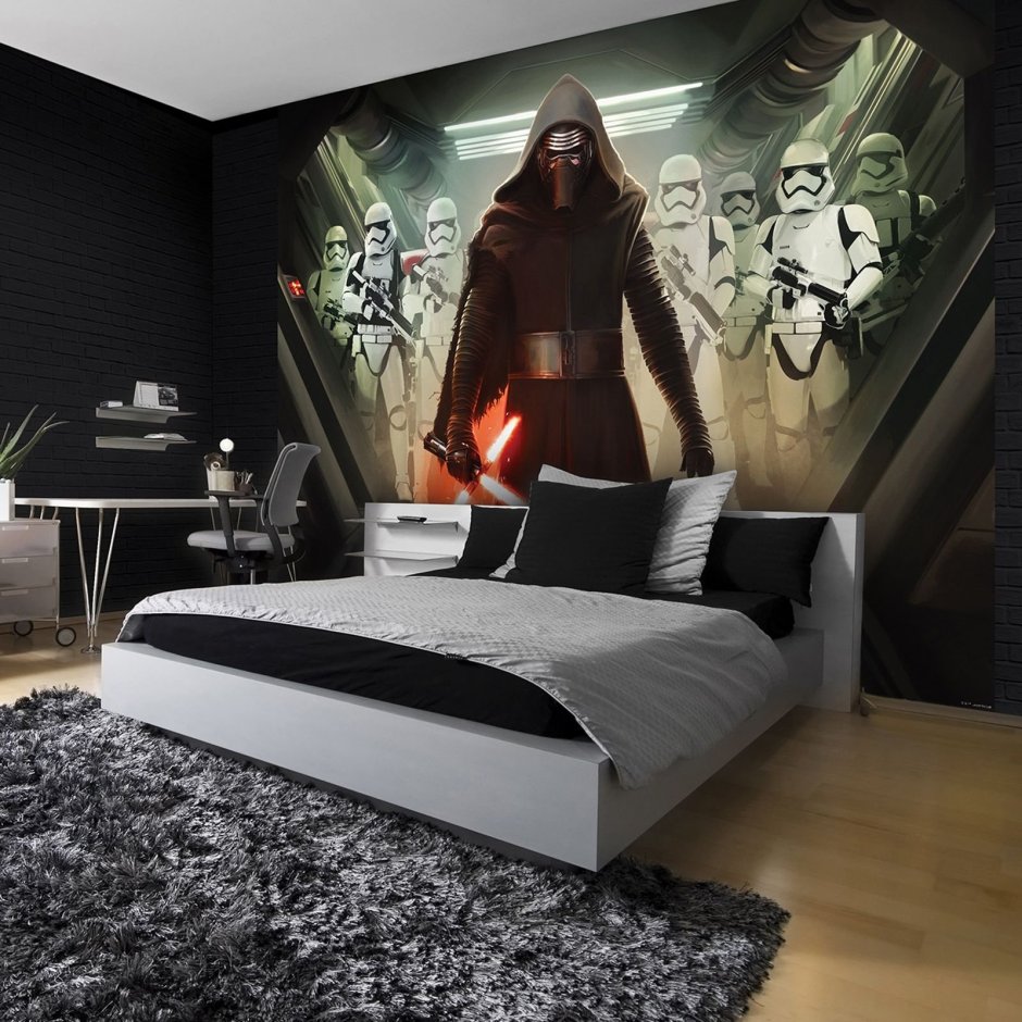 Спальня для мальчика в стиле Звездные войны