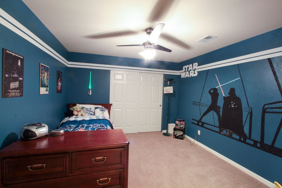 Подростковая комната в стиле Звездных войн