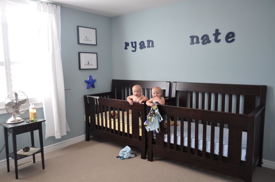 Комната для двойняшек мальчика и девочки (65 фото)