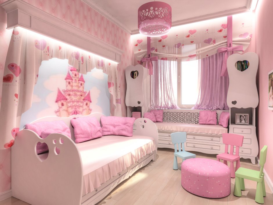 Красивая детская комната девочке