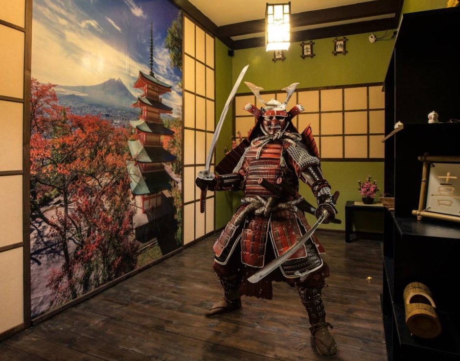 Комната самурая арт