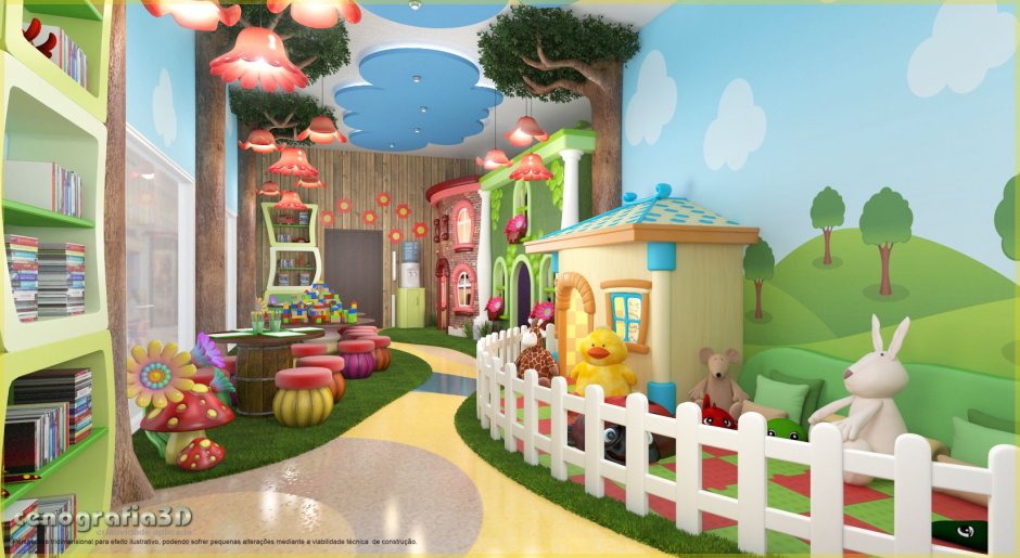 Сказочная игровая комната для детей