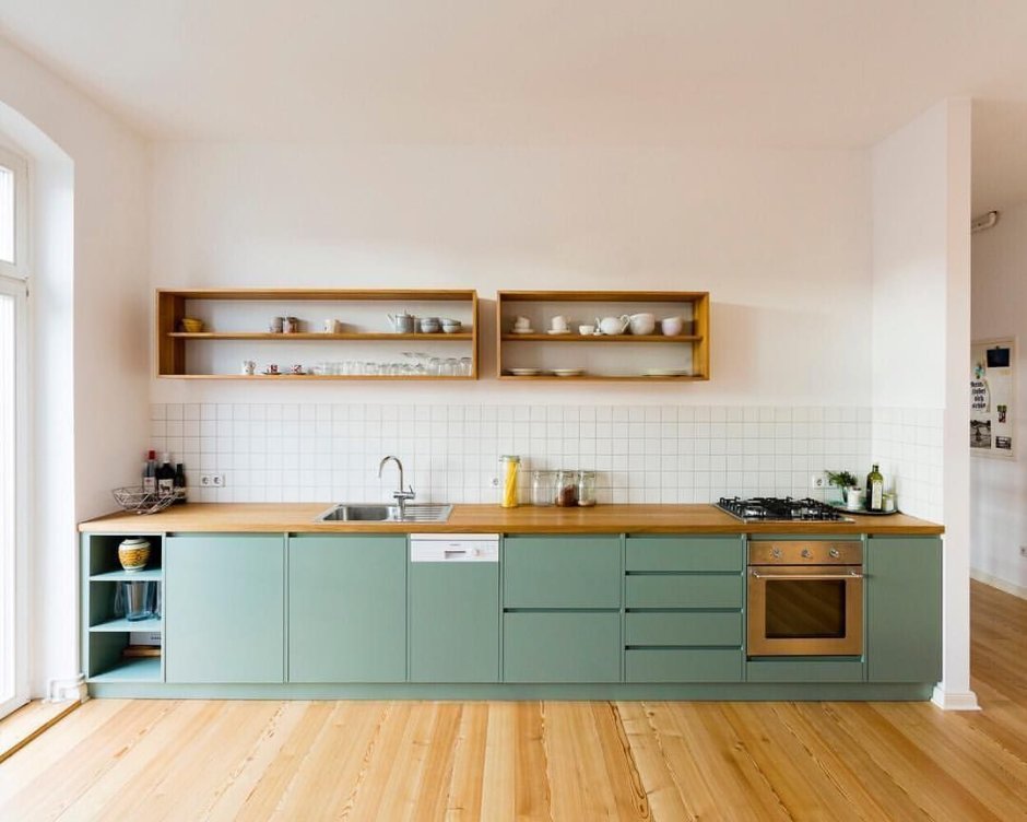 Кухонный гарнитур ikea без верхних шкафов