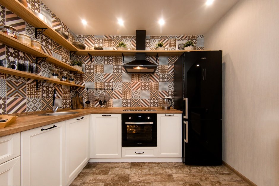 Кухонные гарнитуры без верхних шкафов
