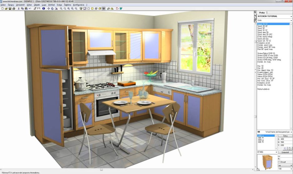 Программа для планировки кухни KITCHENDRAW
