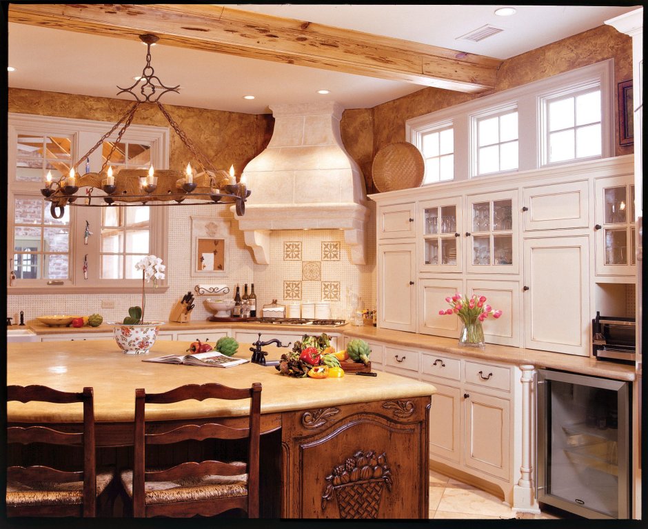 Фото красивых кухонь с декоративными фигурками