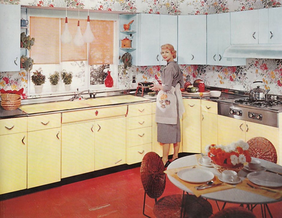 Кухонный гарнитур Америка 50е