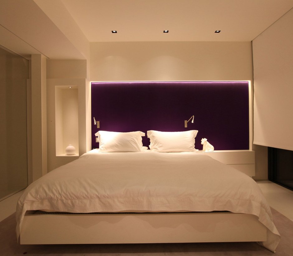 Архитектурная подсветка в спальне