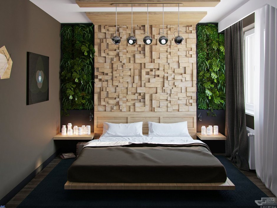 Дизайн спальни в эко стиле 12 кв.м дизайн