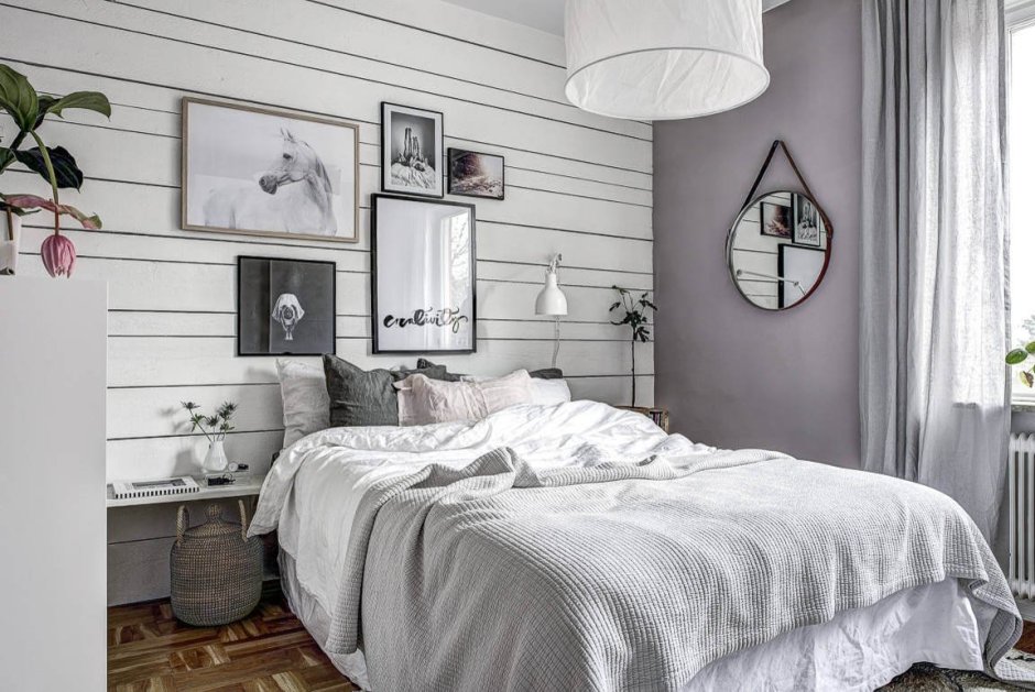 Маленькая спальня в скандинавском стиле (72 фото)