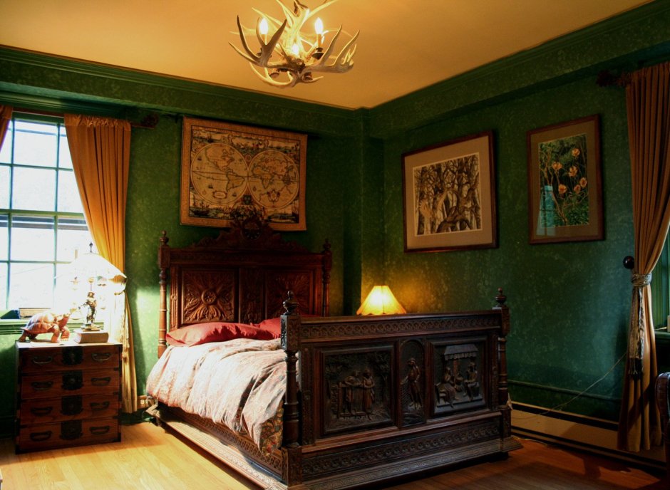 Hearst Castle внутри спальня
