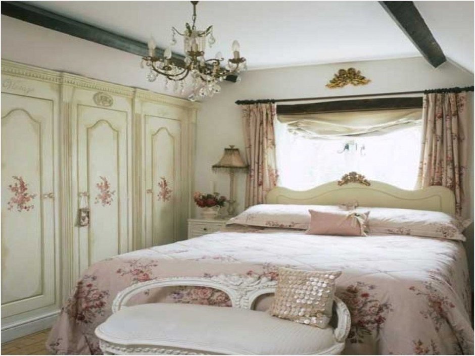 Спальня в стиле Кантри шебби