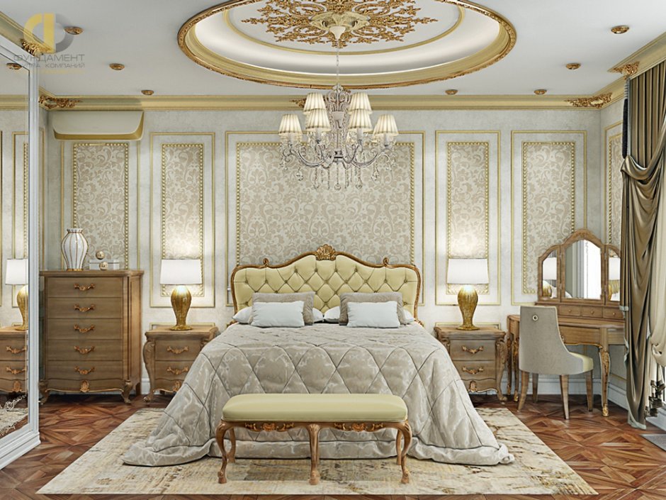 Спальня в стиле классицизм