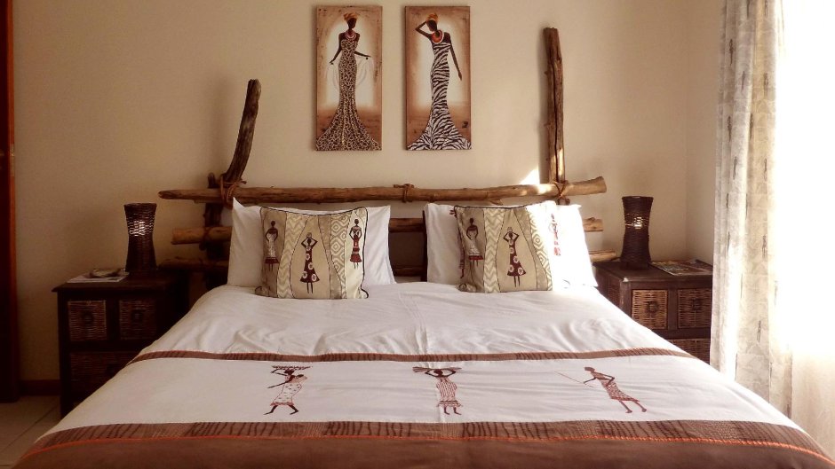 Спальня в стиле этно,Африка,Бали