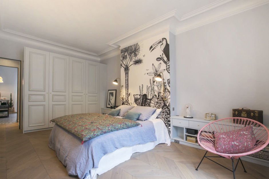 Спальня в современном французском стиле