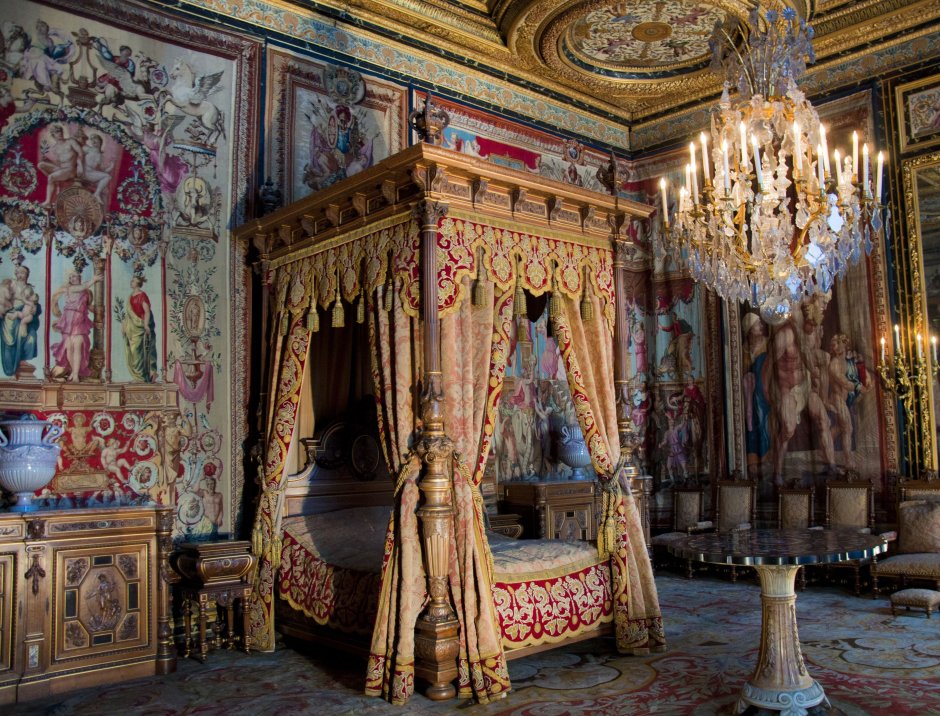 Спальня императрицы дворец Фонтенбло