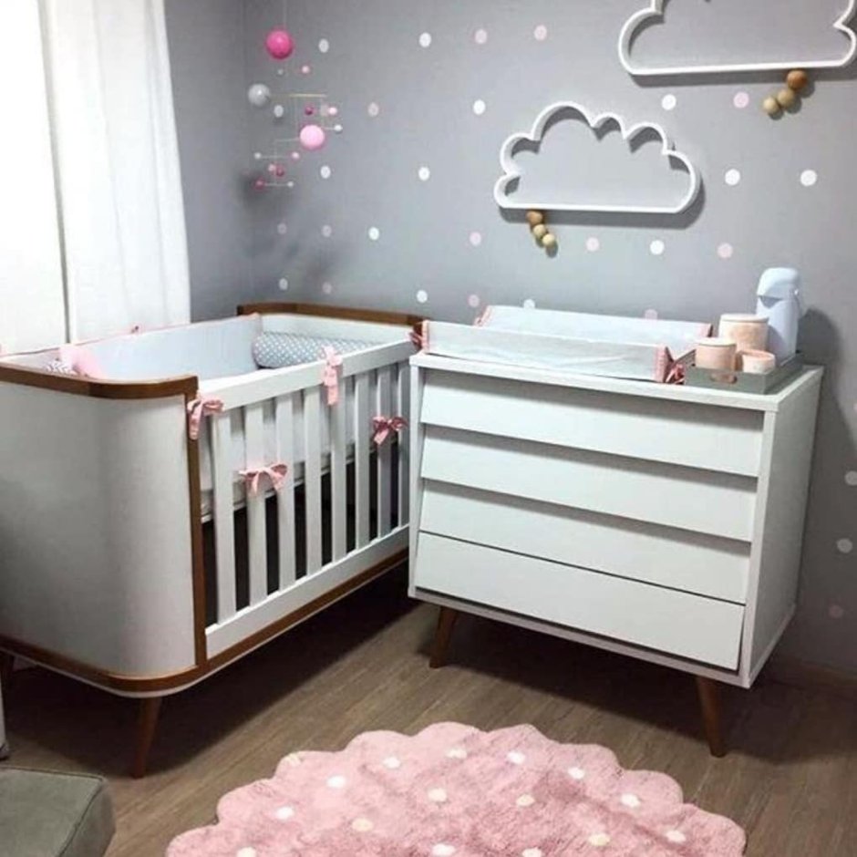 Декор комнаты для новорожденного