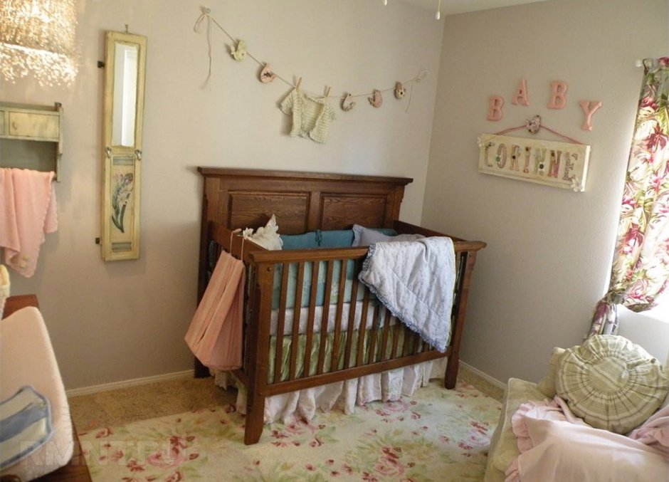 Уголок новорожденного в комнате