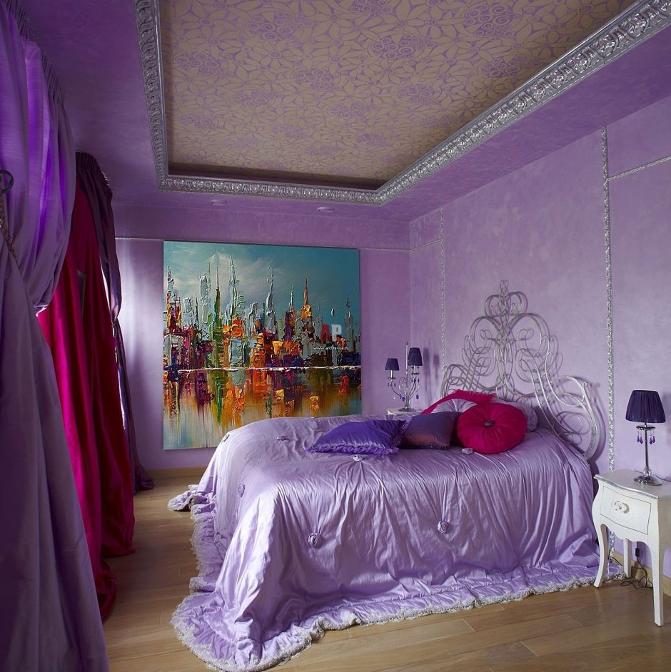 Спальная комната в стиле Фьюжн