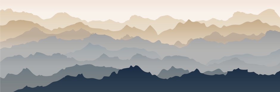 Дизайнерские обои горы