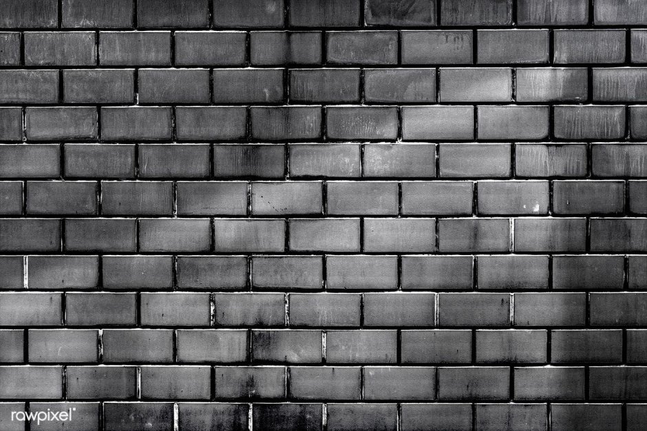 Стена из серого кирпича
