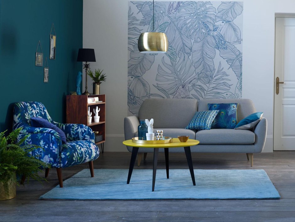 Акцентная стена в интерьере