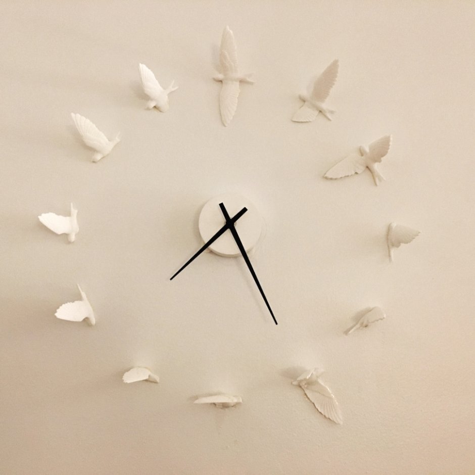 Креативные настенные часы swallow x Clock от Haoshi Design