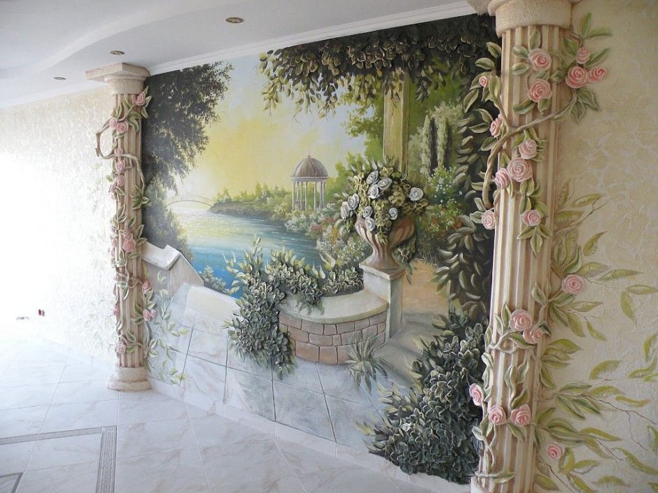 Декоративная роспись стен