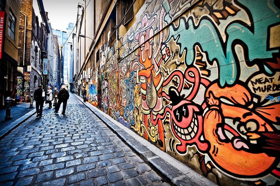 Graffiti в Мельбурне