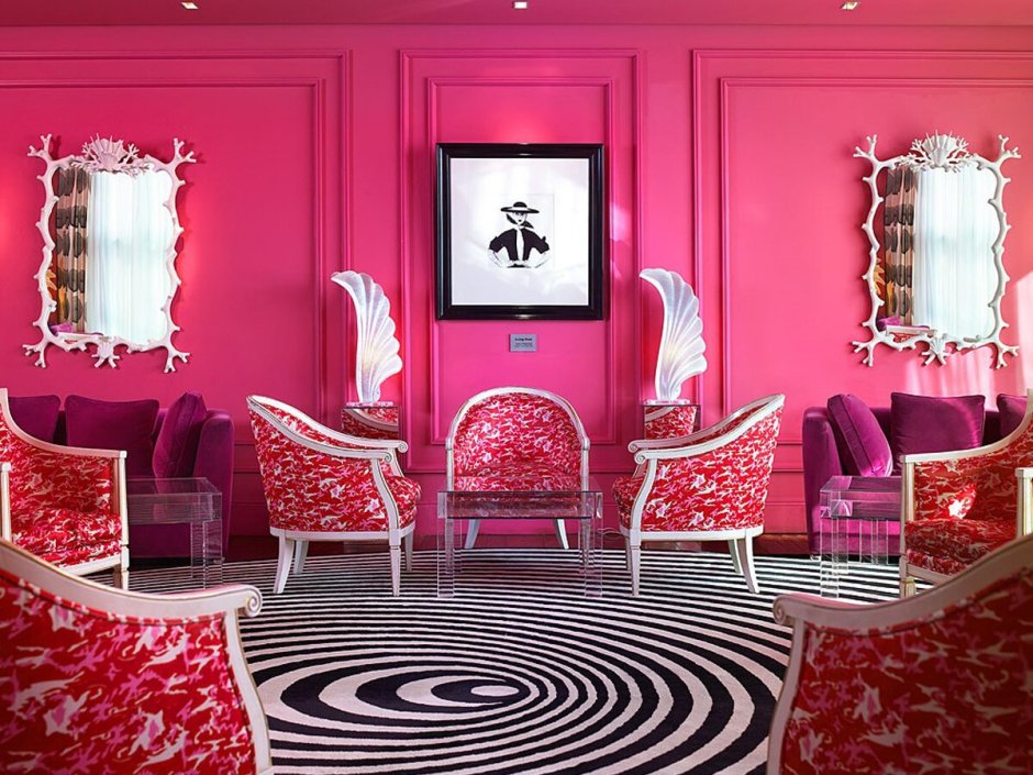 Розовая гостиная