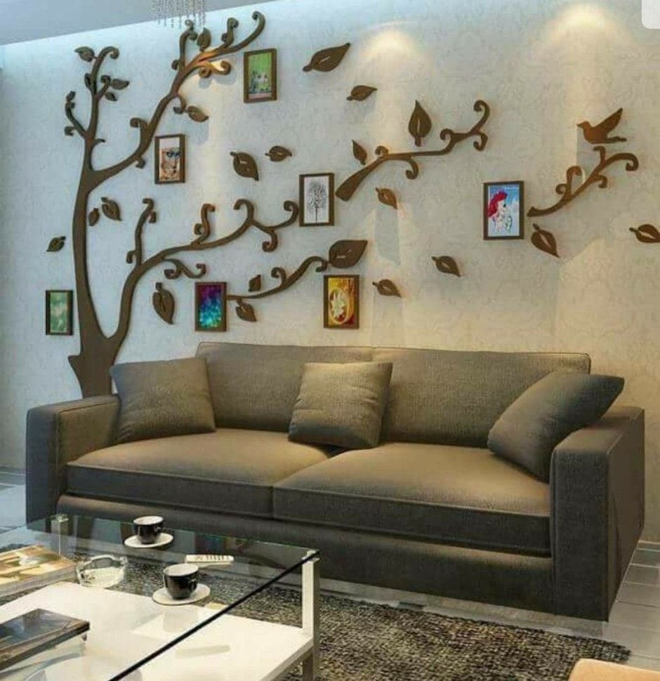 Декор над диваном