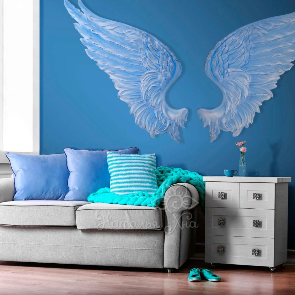 Декор Крылья ангела на стену