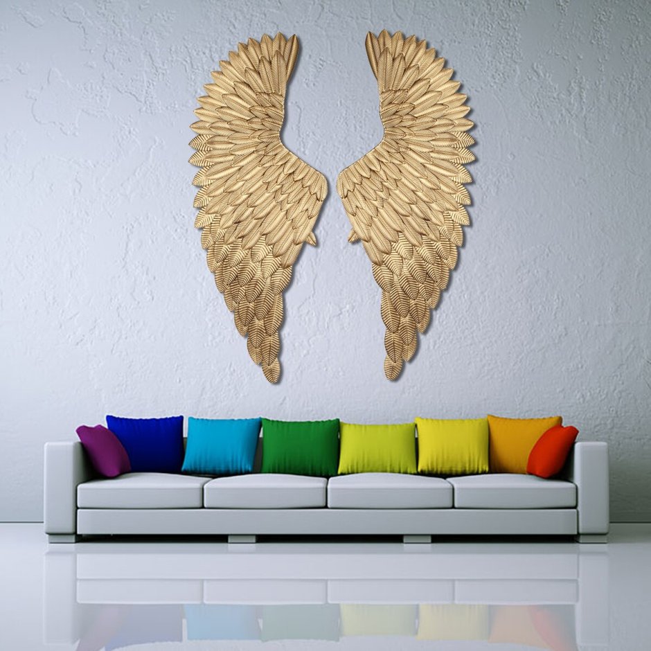 Крылья на стену дизайнерские