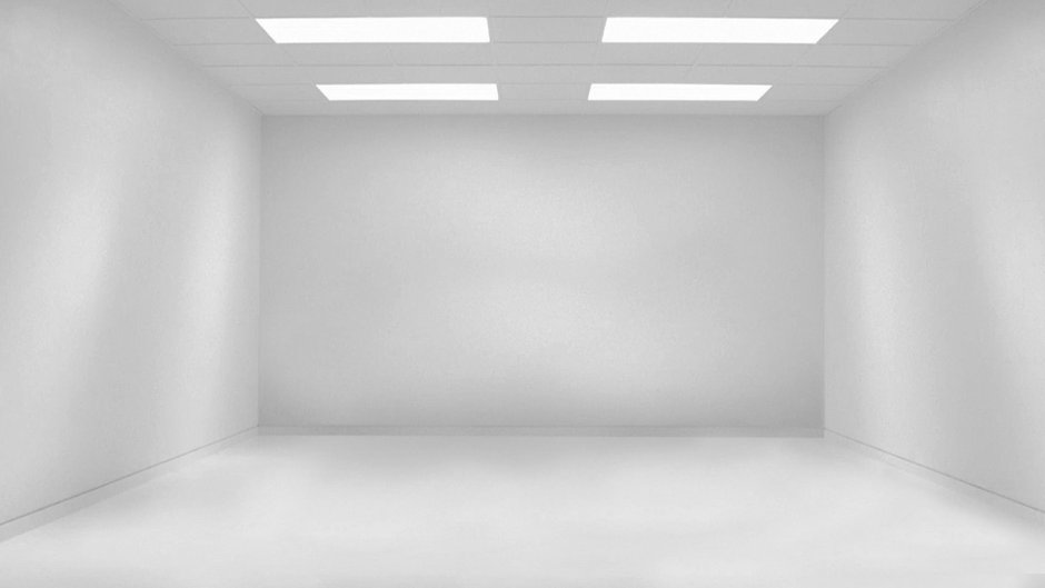 Белая комната пустая