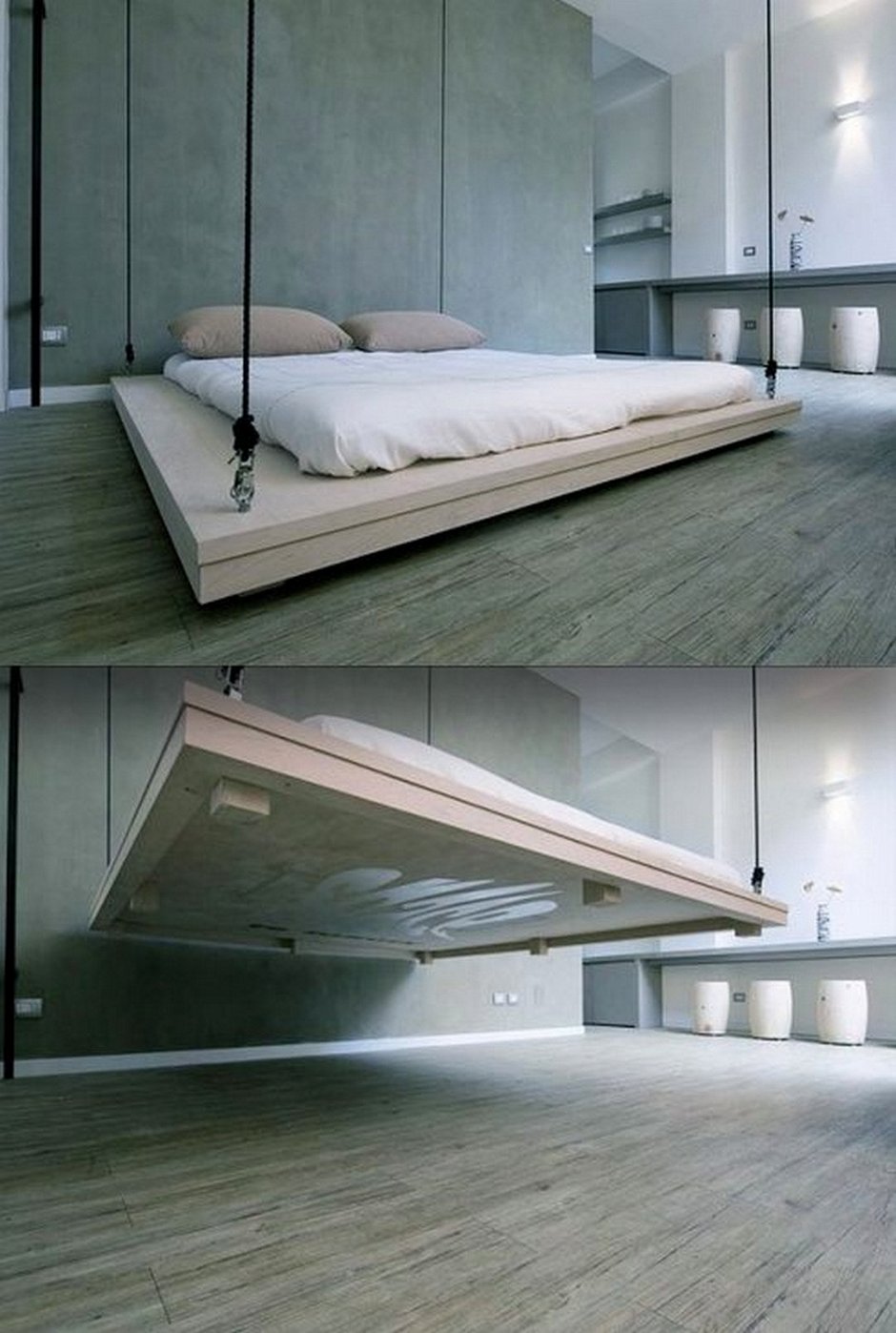 Кровать на канатах