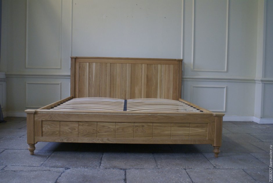 Кровать из слэба лофт
