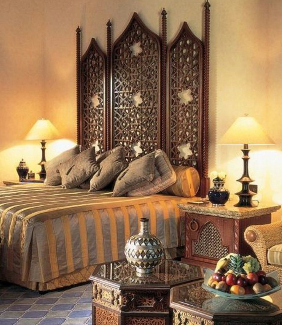 Спальня в мароканском стиле