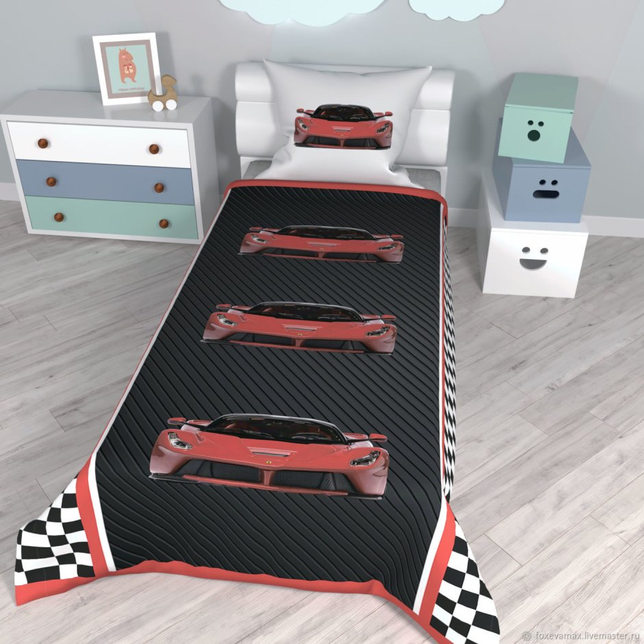 Кровать Ferrari левая (90х200)