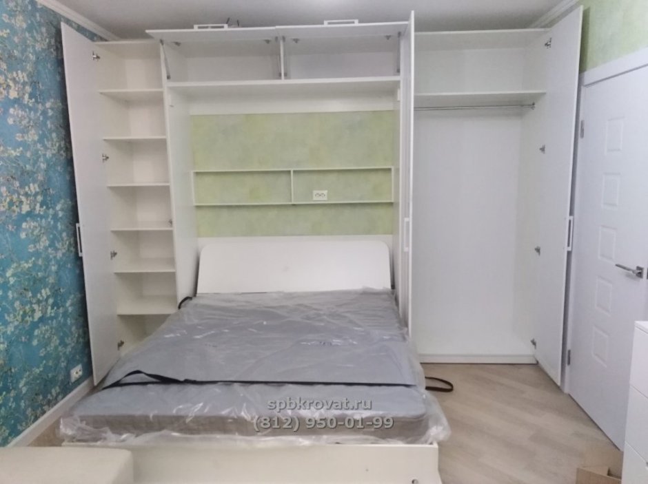 Икеа встроенная кровать