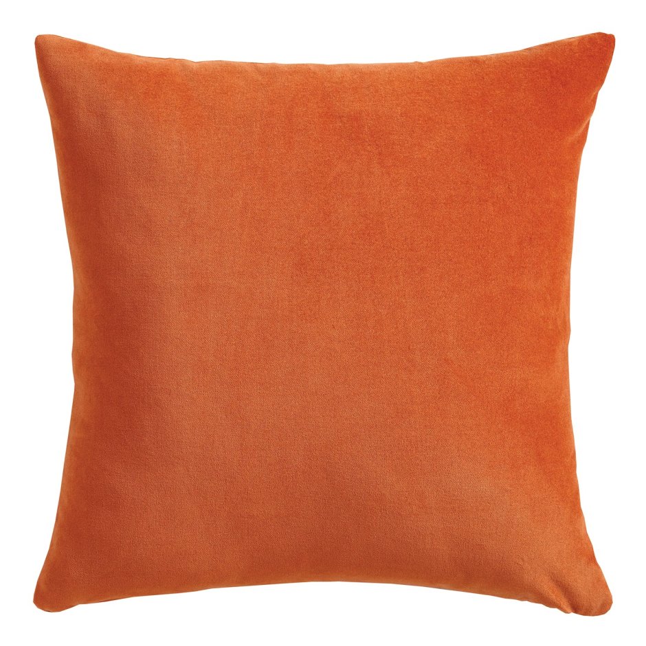Оранжевые подушки на диван
