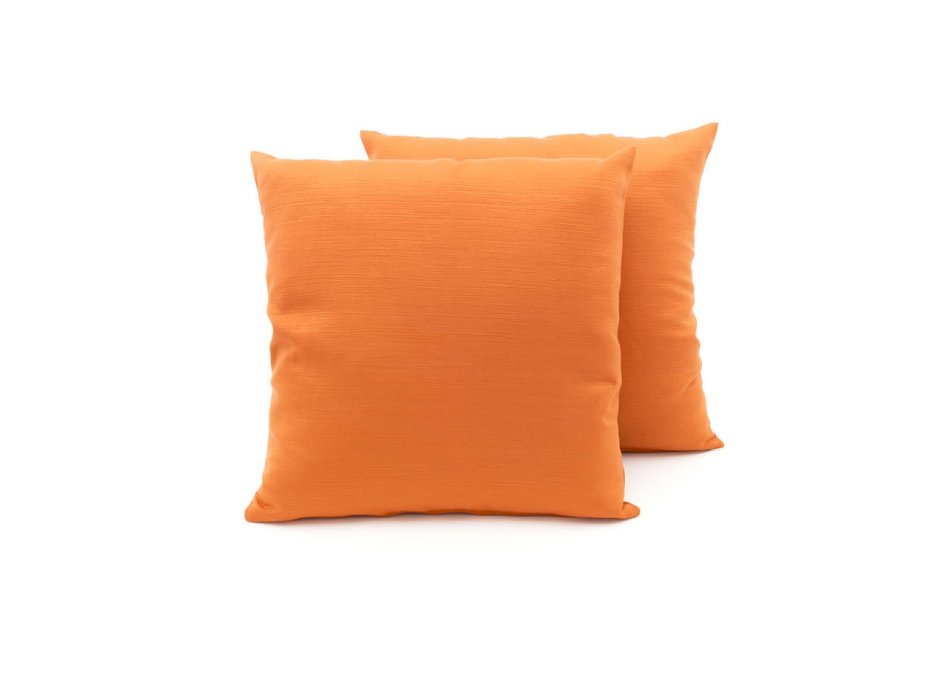 Подушка в бежево оранжевых тонах