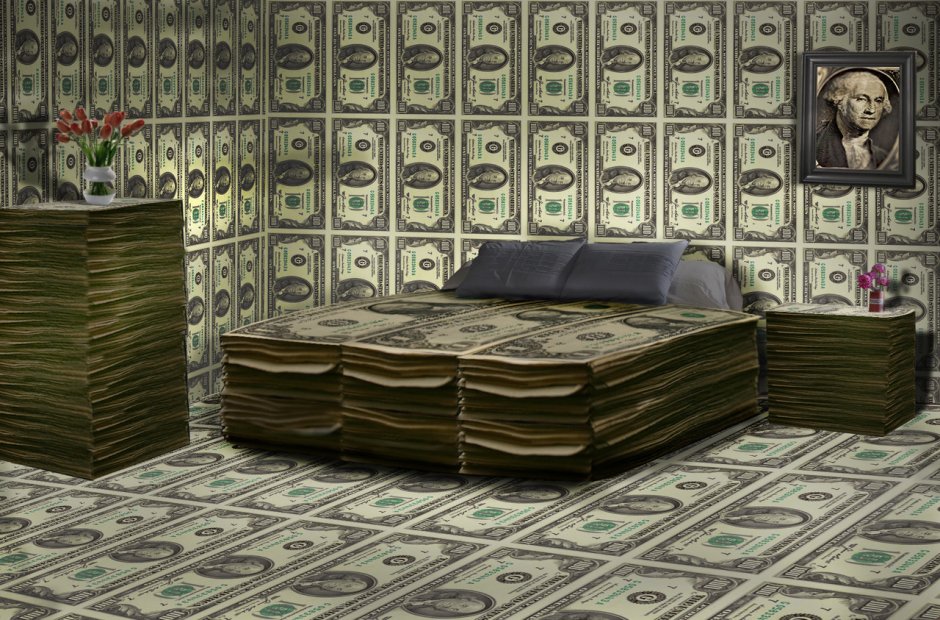 Комната с деньгами
