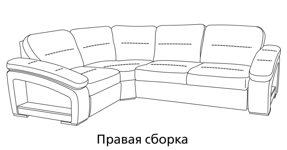 Угловой диван Рокси первый мебельный