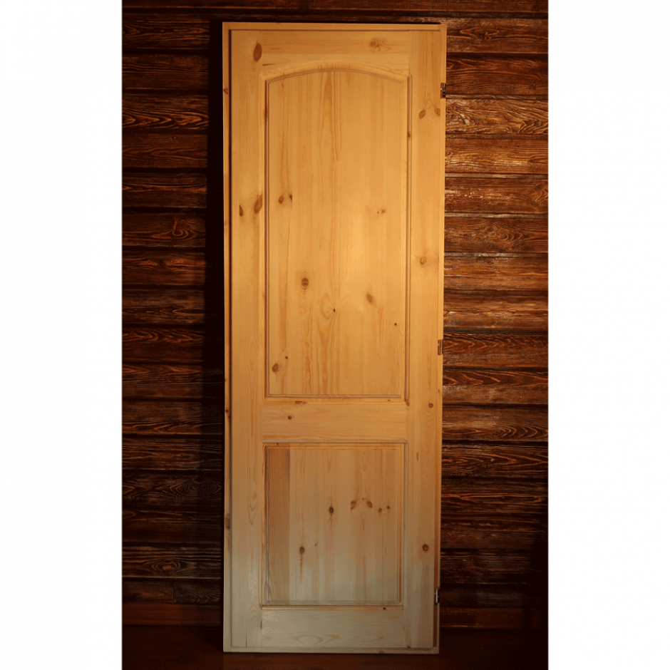 Двойные деревянные двери