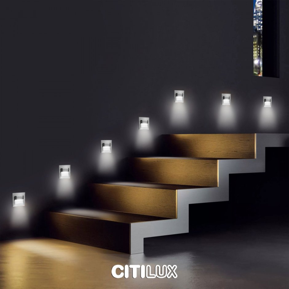 Встраиваемый лестничный светильник Citilux Скалли cld006k1