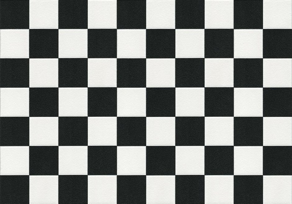 Чёрно-белая плитка шахматная