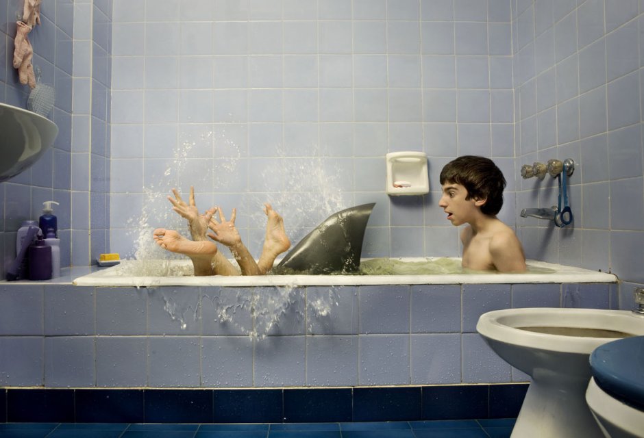 Детишки в ванной