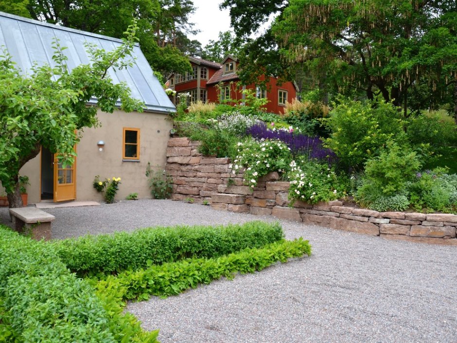 Скандинавский сад Front Yard