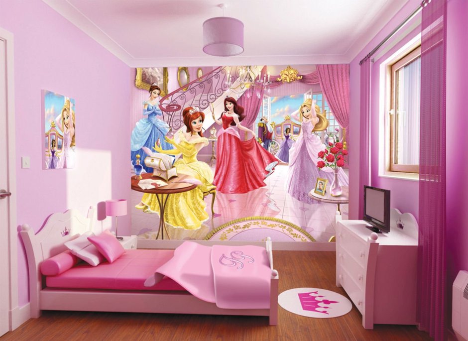 Комната в стиле принцессы Диснея