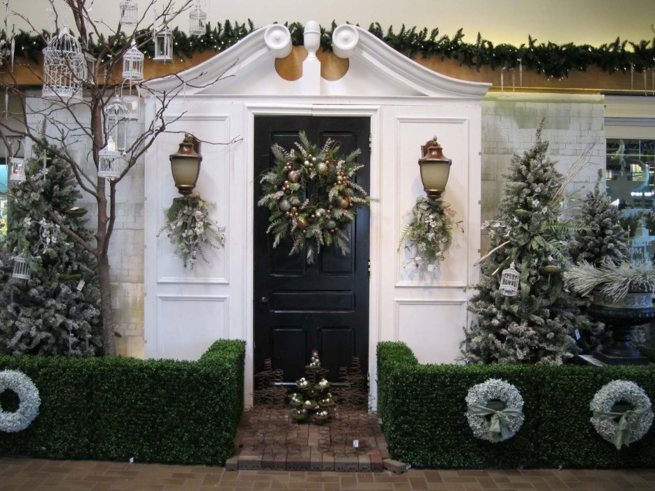 Украшения для дверей Рождественское дерево